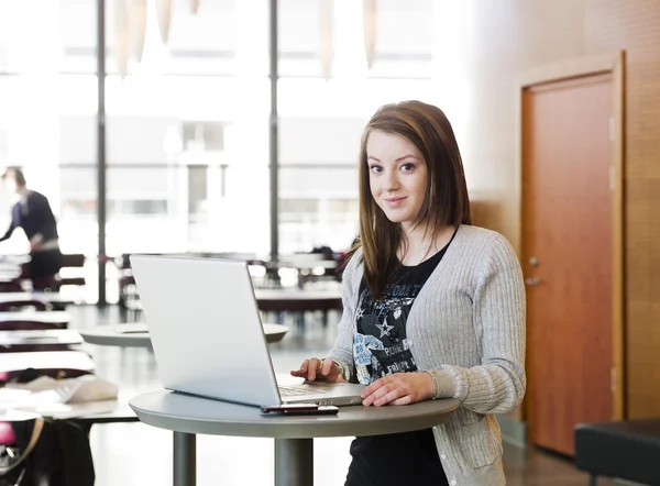 Girl with computer — Stock Photo #2718955