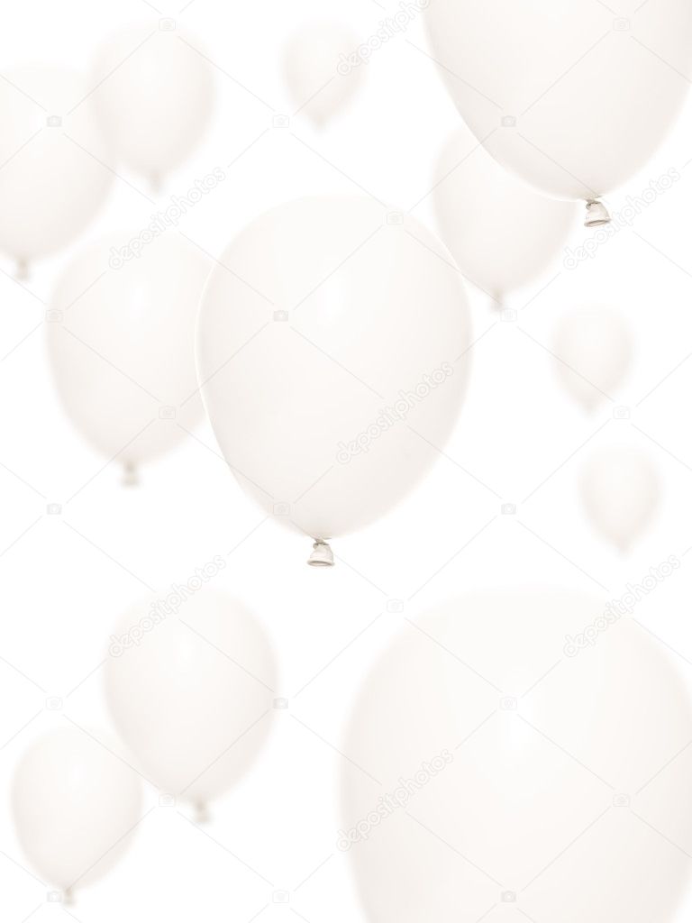 Balloons White