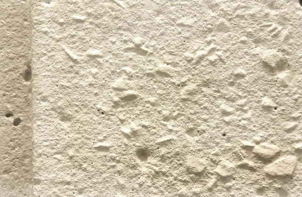 Textured cement cream wall