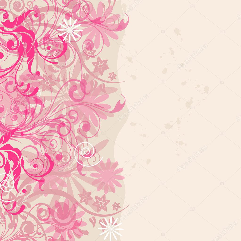 wedding card background pink
