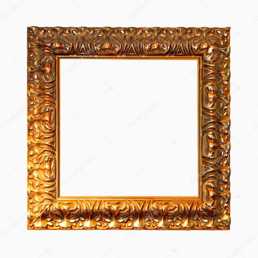 Square Frame Gold