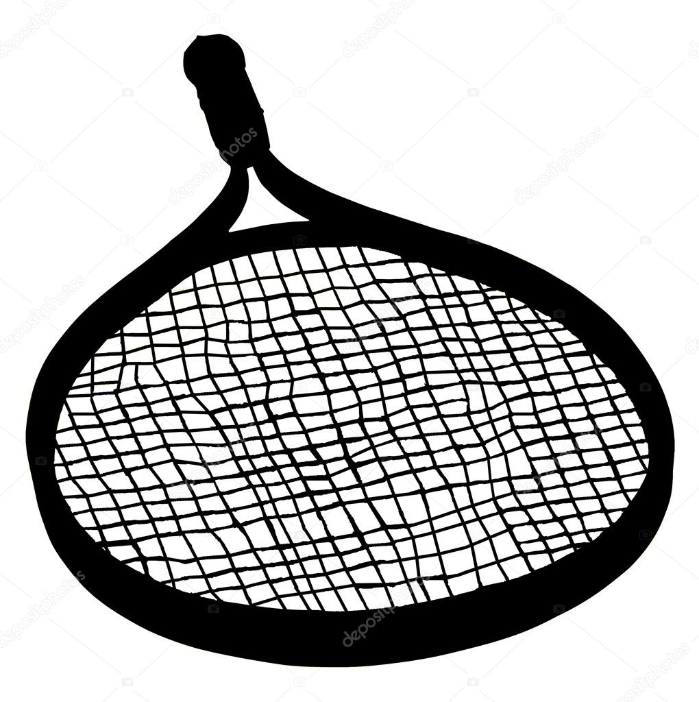 Tennis Racket Silhouette