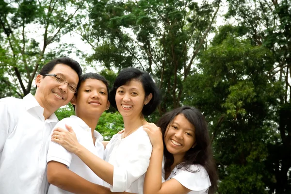 Asian ethnic family portrait