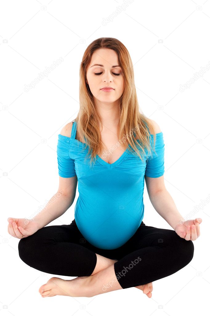 Pregnant Lady Exercising