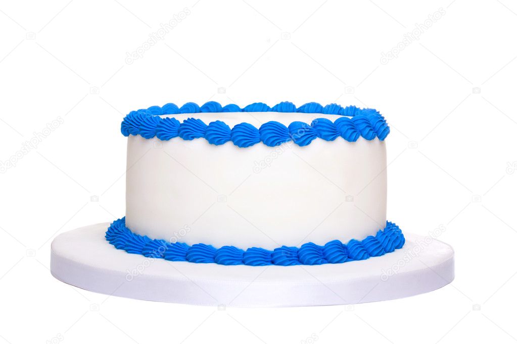 Blank birthday cake Stock Photo ? RuthBlack #3753075