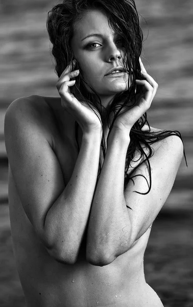Sexy beach girl by Andreas Gradin Stock Photo Editorial Use Only