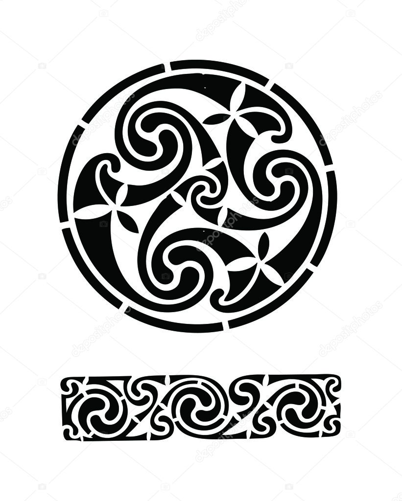 Abstract Celtic Tattoo Design