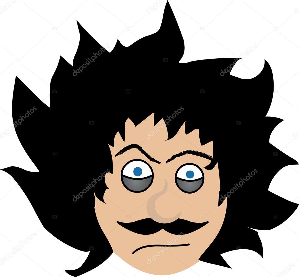 Crazy Hair Cartoon