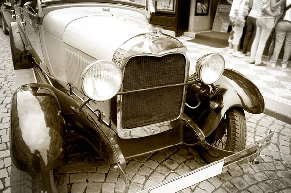 Antique car.
