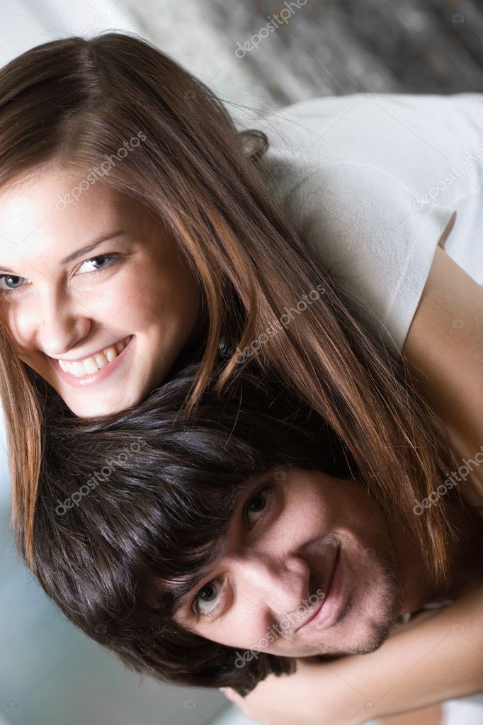 Sexy meisje en jongen