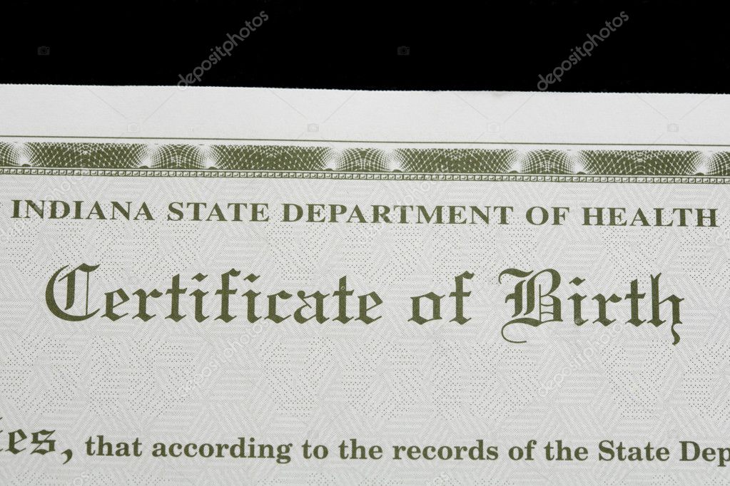 A Birth Certificate