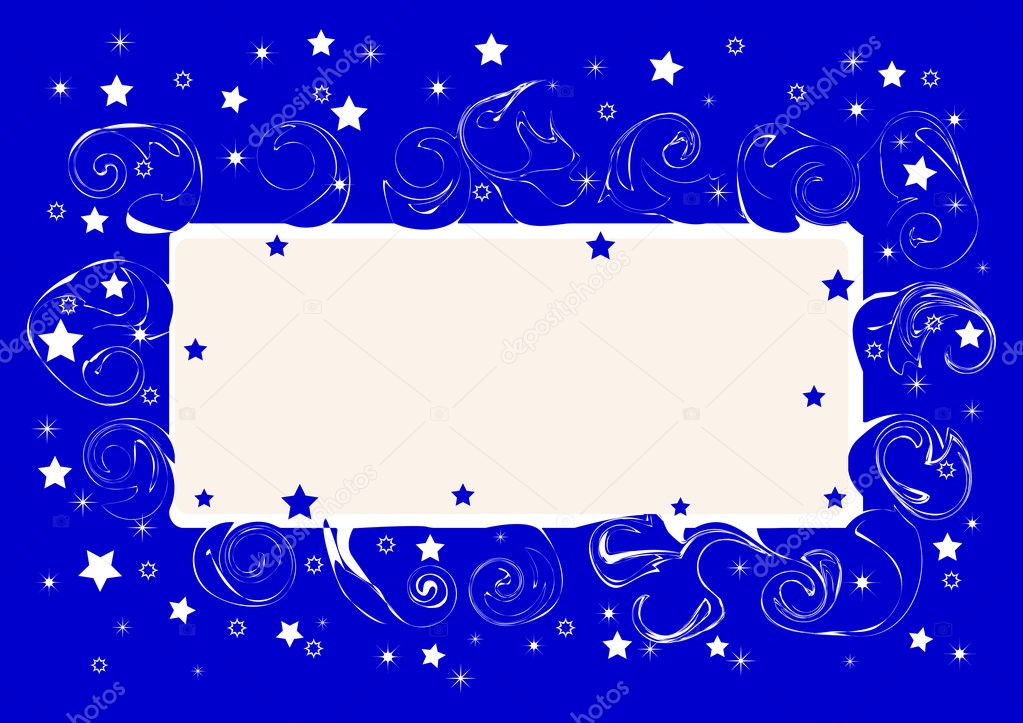 Blue Border Design