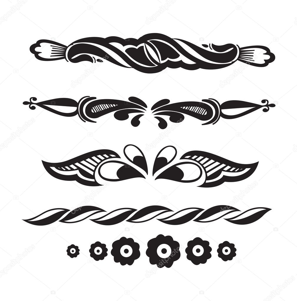 Element for tattoo design with