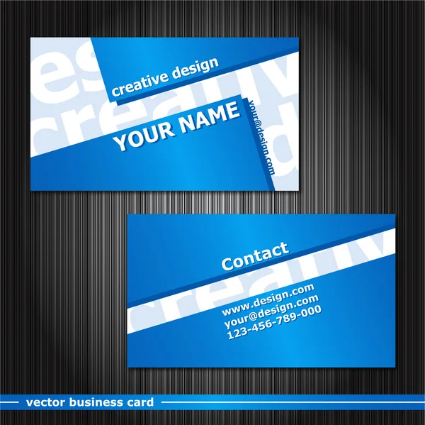 Set of business cards