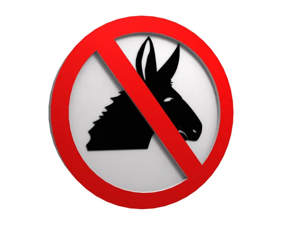 no donkeys allowed