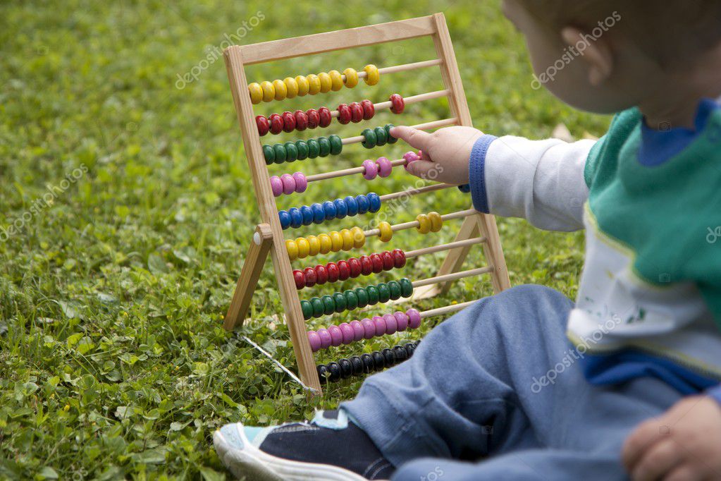 Child With Abacus