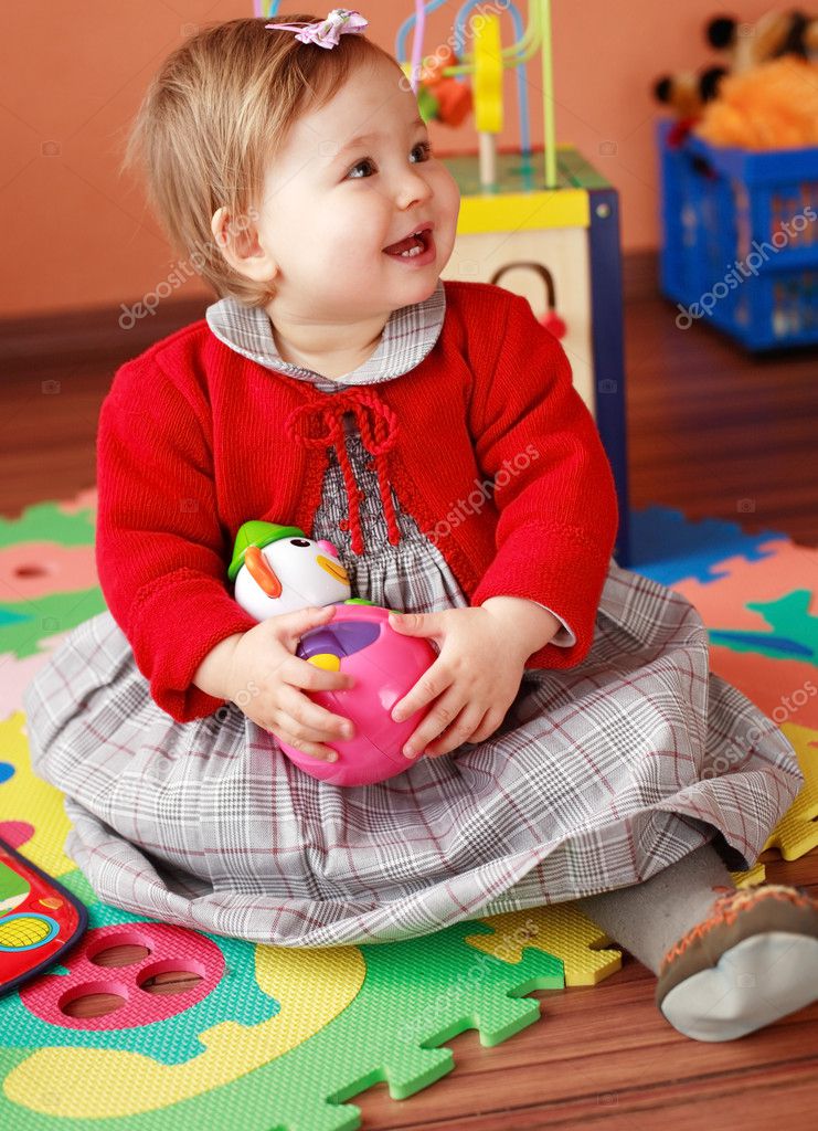 Cute Baby Playing