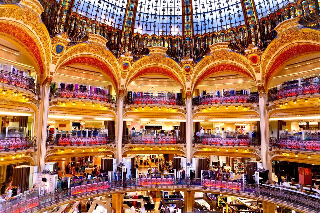 Galeries Lafayette Paris — Stock Photo © apeyron 3496703