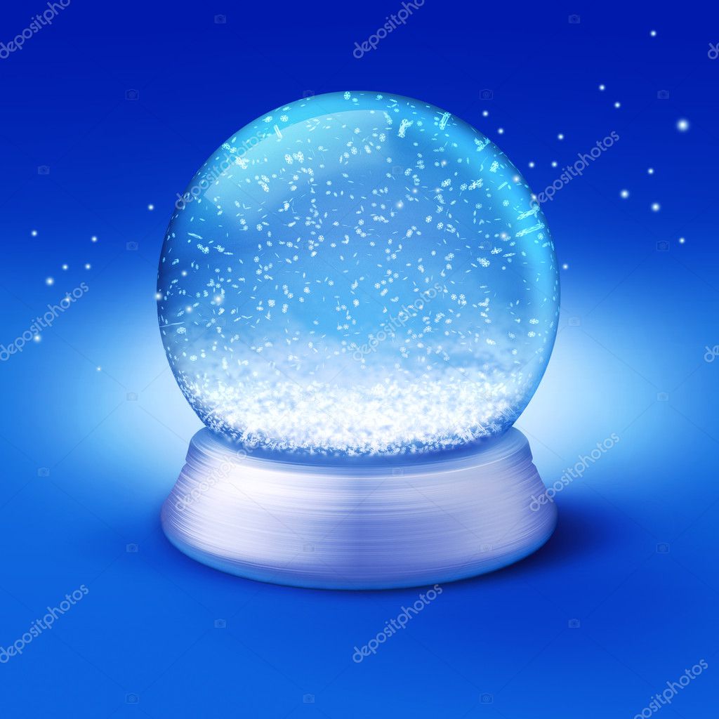 empty snow globe