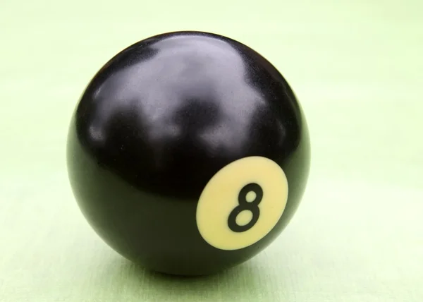 Number eight pool ball