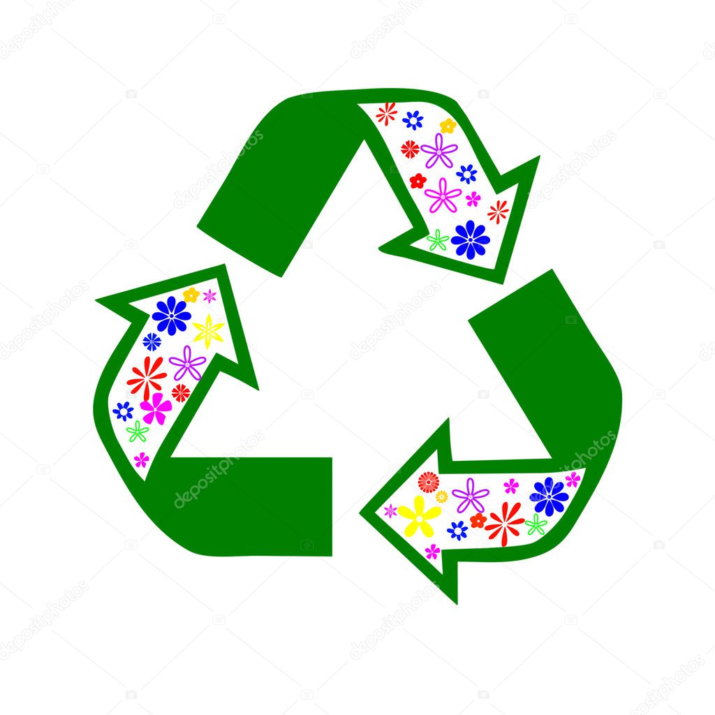 a recycle sign
