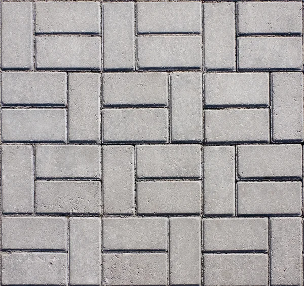 Tiled mosaic concrete pavement