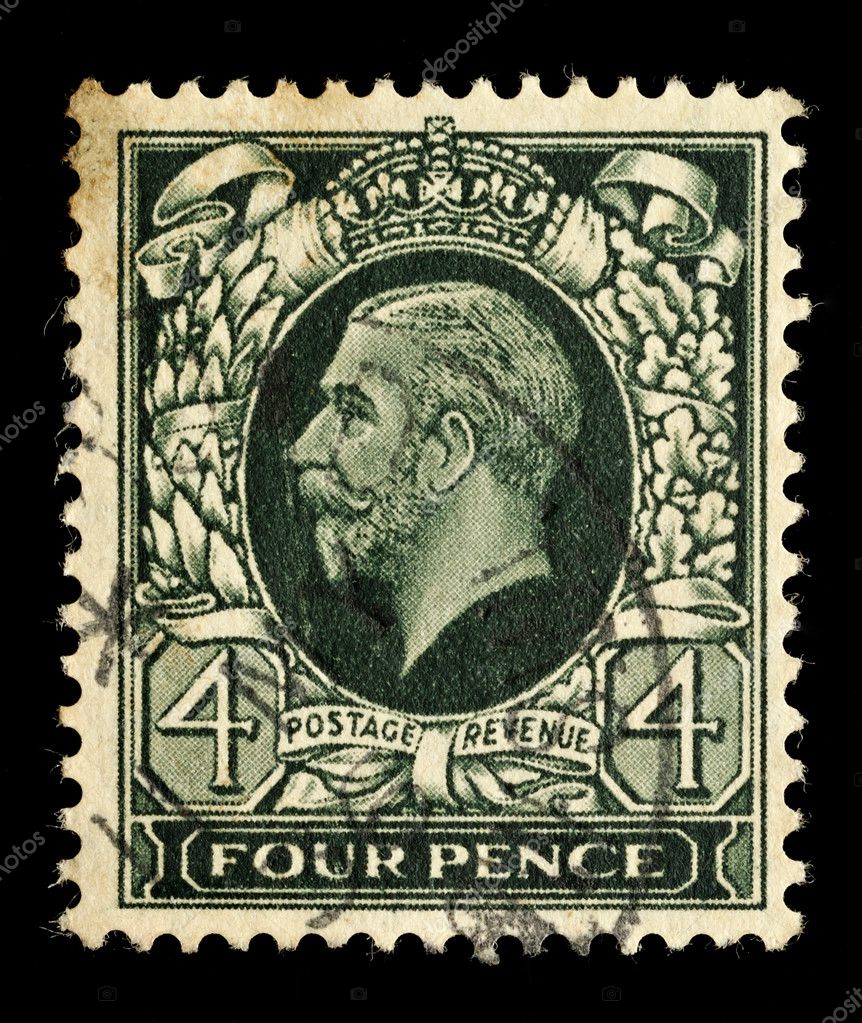Vintage English Postage Stamp Stock Editorial Photo © alidphotos 2715317