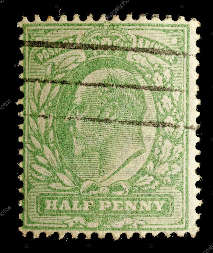 Vintage English Postage Stamp Stock Editorial Photo © alidphotos 2715348