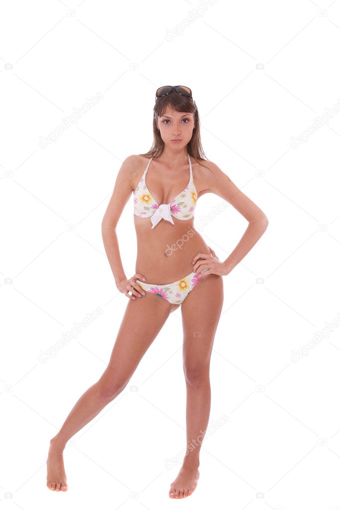 Beautiful Bikini Model Stock Photo By Netfalls 2974834