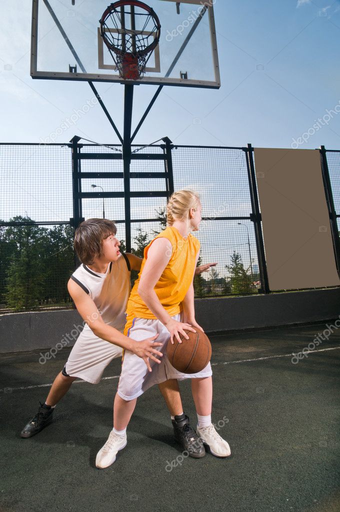 Playing Basketball Images