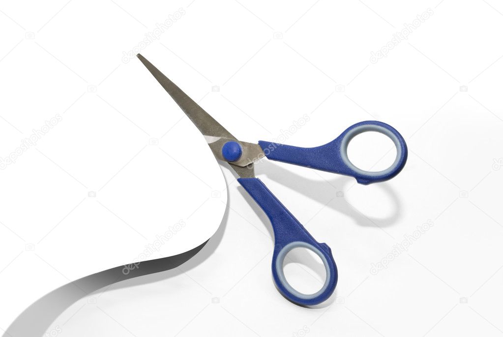 Scissors Cutting Paper