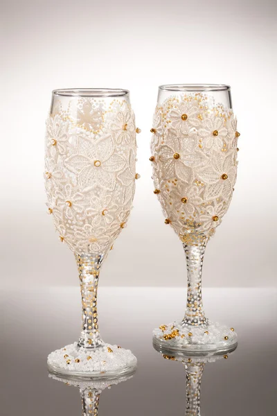 Wedding Glasses by Stock Photo Editorial Use Only