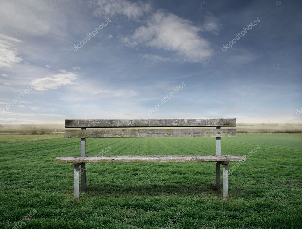 Park Bench - Stock Image