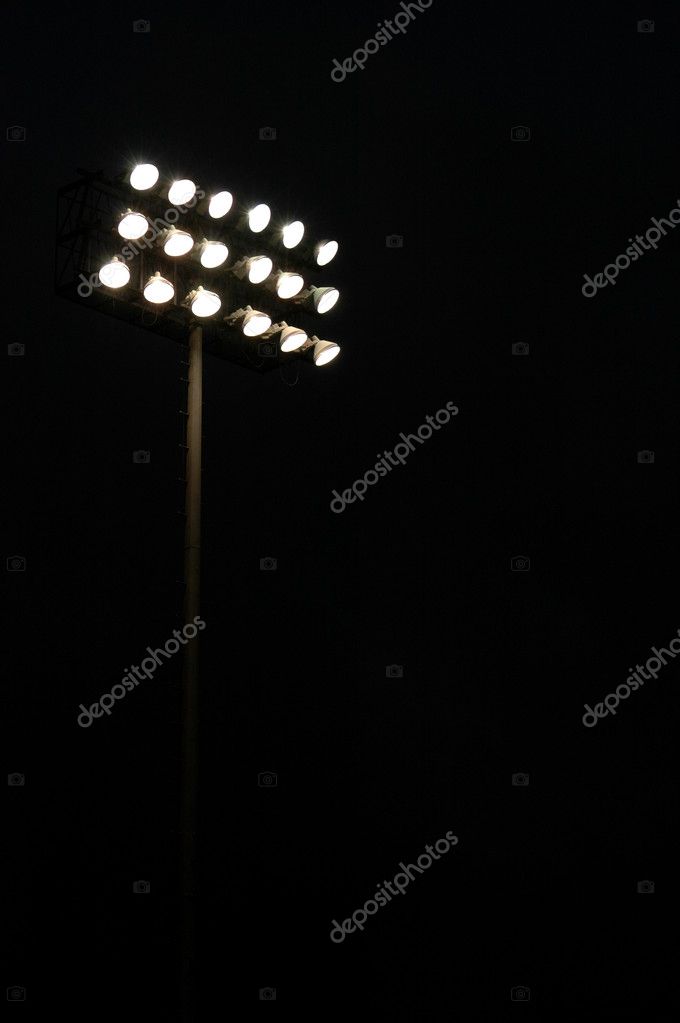 stadium lights vector