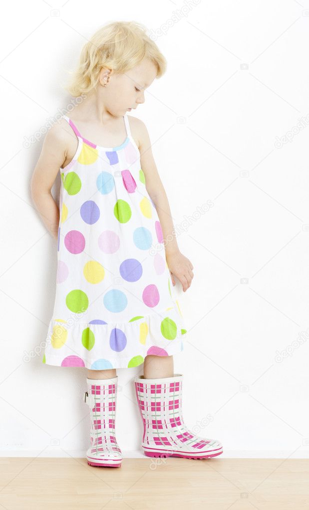 Girl Wearing Dress