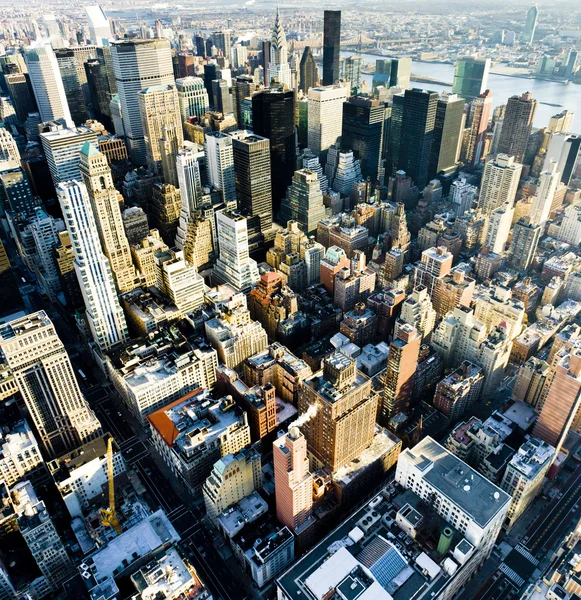 View of Manhattan from The Empire State Building, New York City, — Stock Photo #4460967