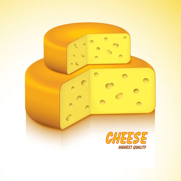 Swiss cheese. Vector illustration. Eps8
