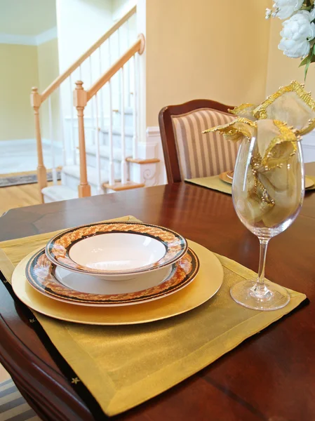 Gold Place Setting