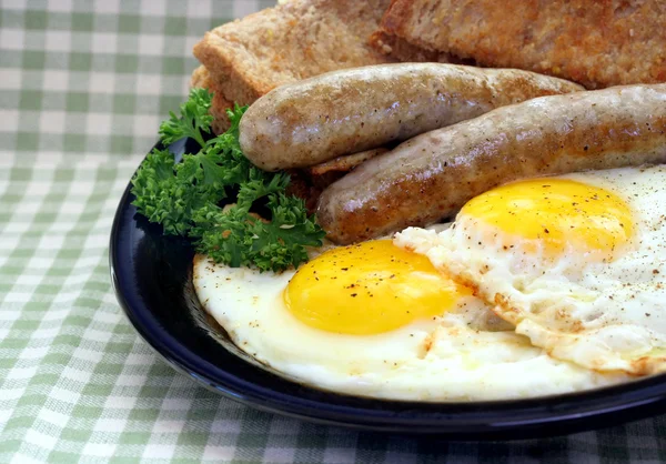 Sunny Side Up Eggs and Sausage