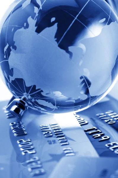 Credit cards and globe