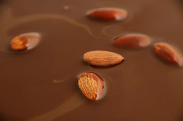 Liquid chocolate background