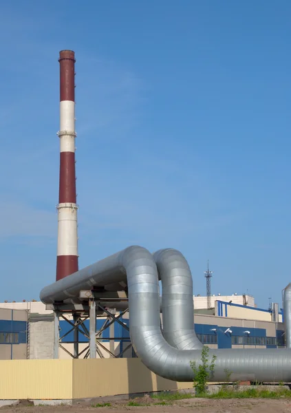 Factory pipe and plant.