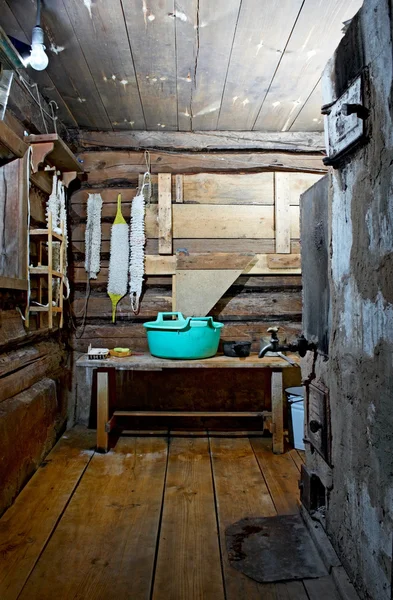 Russian rustic bath-house