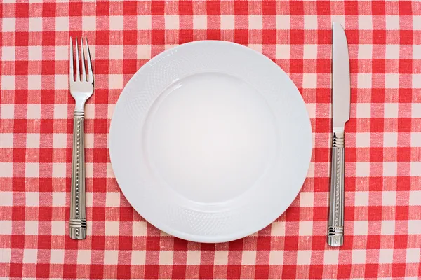 Empty dinner plate