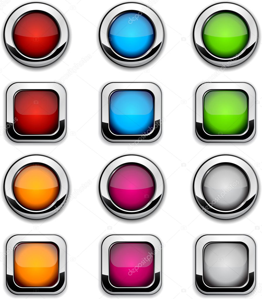 Site Buttons Stock Vector Image By Maxborovkov 2748858