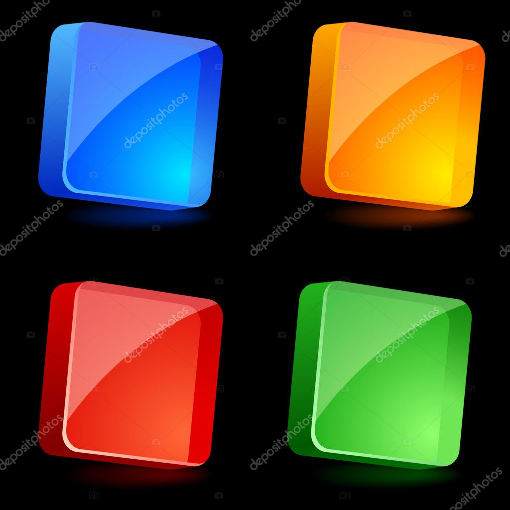 Glossy Icons. — Stock Vector © Maxborovkov #2893426