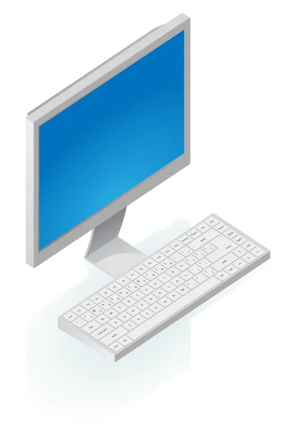 desktop computer icon. icon of desktop computer