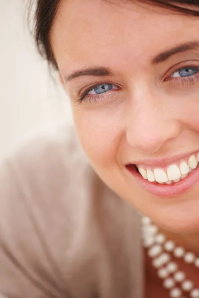 face portrait woman. smiling happy woman#39;s face