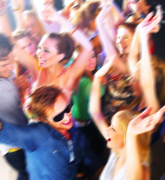 people dancing at a party. Stock Photo: People dancing in