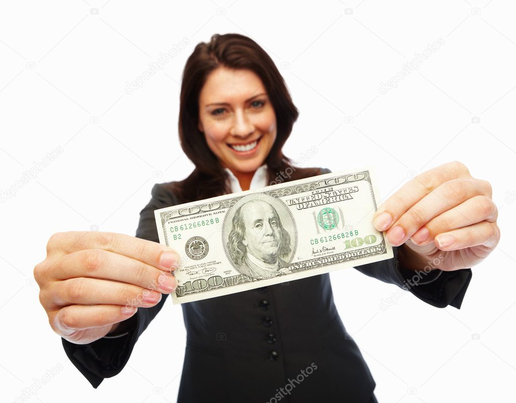 holding money